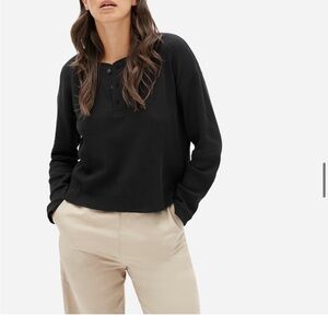 Everlane Black Henley